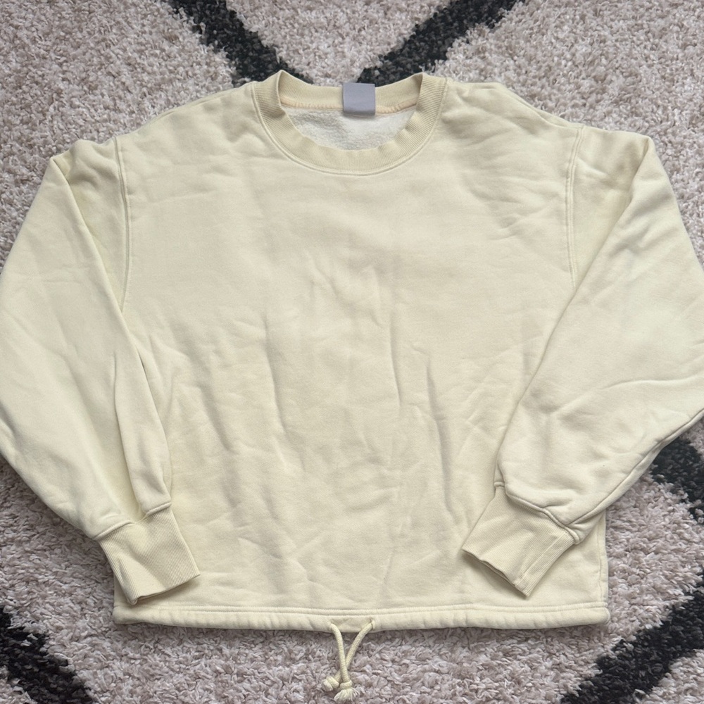 TNA Cream Cozy Fleece Sweatshirt